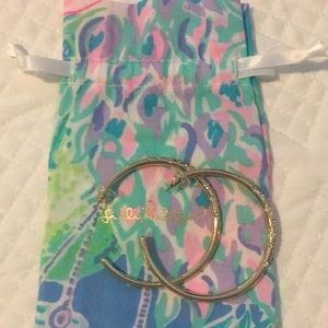 Lilly Pulitzer Zanzibar Hoop Earrings